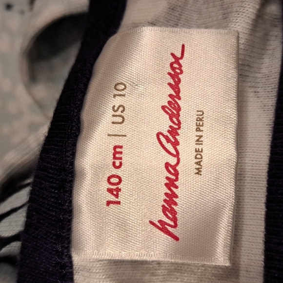 Floral Kids Dress - Black and White - Picture 3 of 3